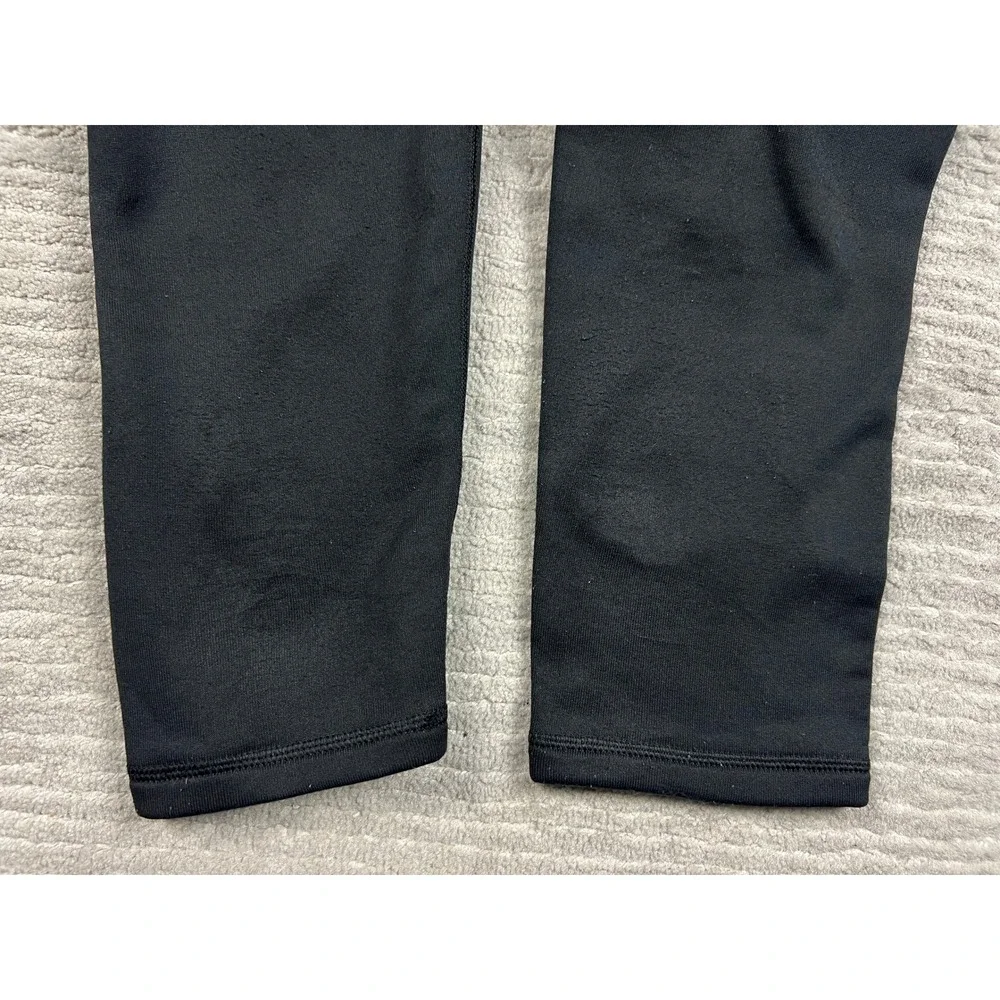 The North Face Leggings Mens L Black FlashDry Base Layer Tights Logo Waistband